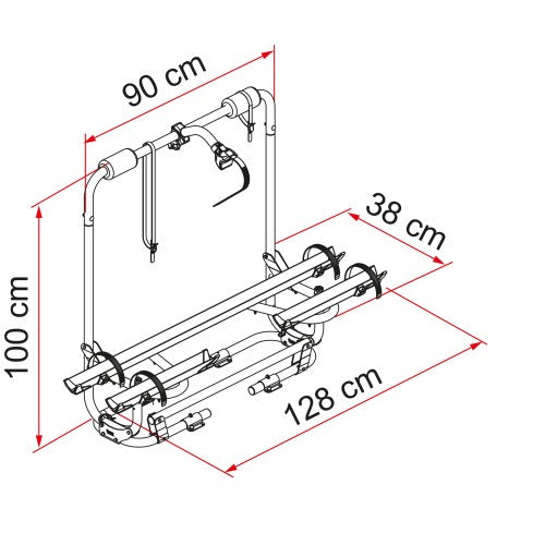 Caravan XL A Pro 200 E bike A Frame Bike Rack
