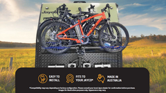 Caravan Mounted Bike Racks For Two Adult Bikes