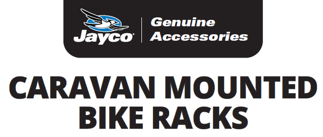 Caravan Mounted Bike Racks For Two Adult Bikes
