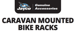 Caravan Mounted Bike Racks For Two Adult Bikes