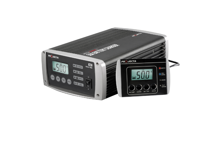 12V Automatic 50 Amp 7 Stage Battery Charger Multi Chemistry Lithium
